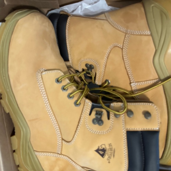 M HS Big Timber II Wheat Steel Toe Boots - Picture 7 of 12
